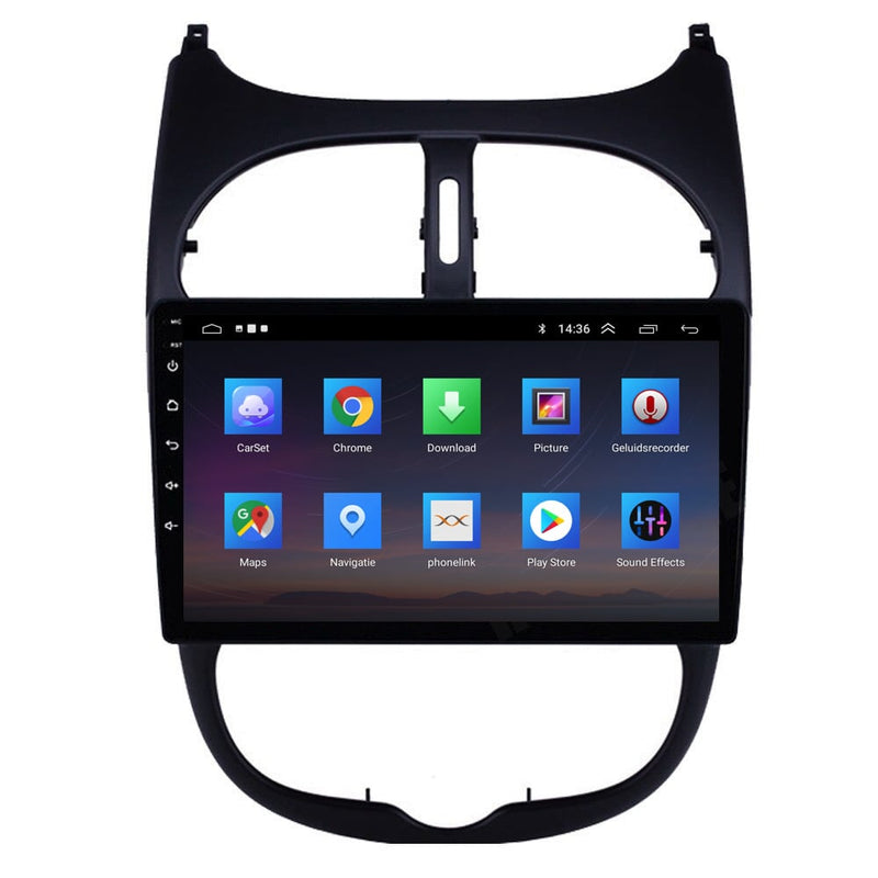 Peugeot 206 1GB CarPlay | 1998 t/m 2009 | Android Auto-4