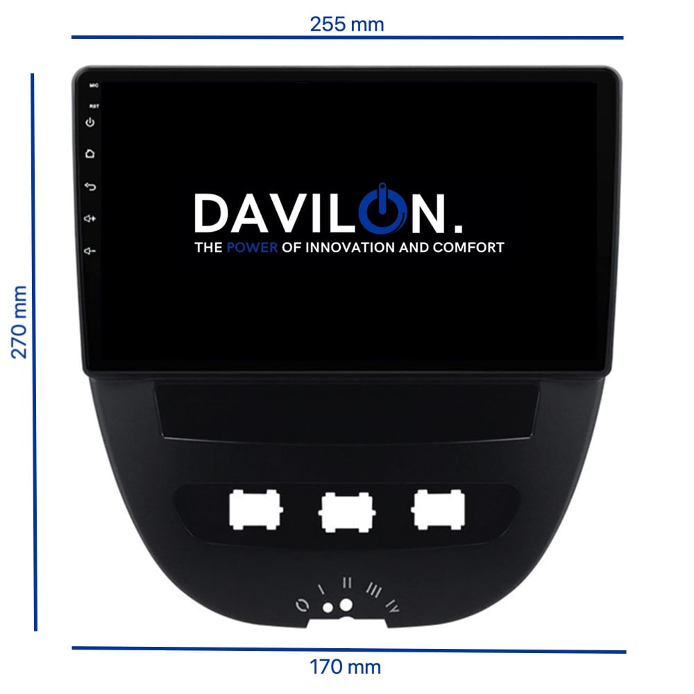 Citroën C1 CarPlay 1GB  | 2005 t/m 2013 | Android Auto