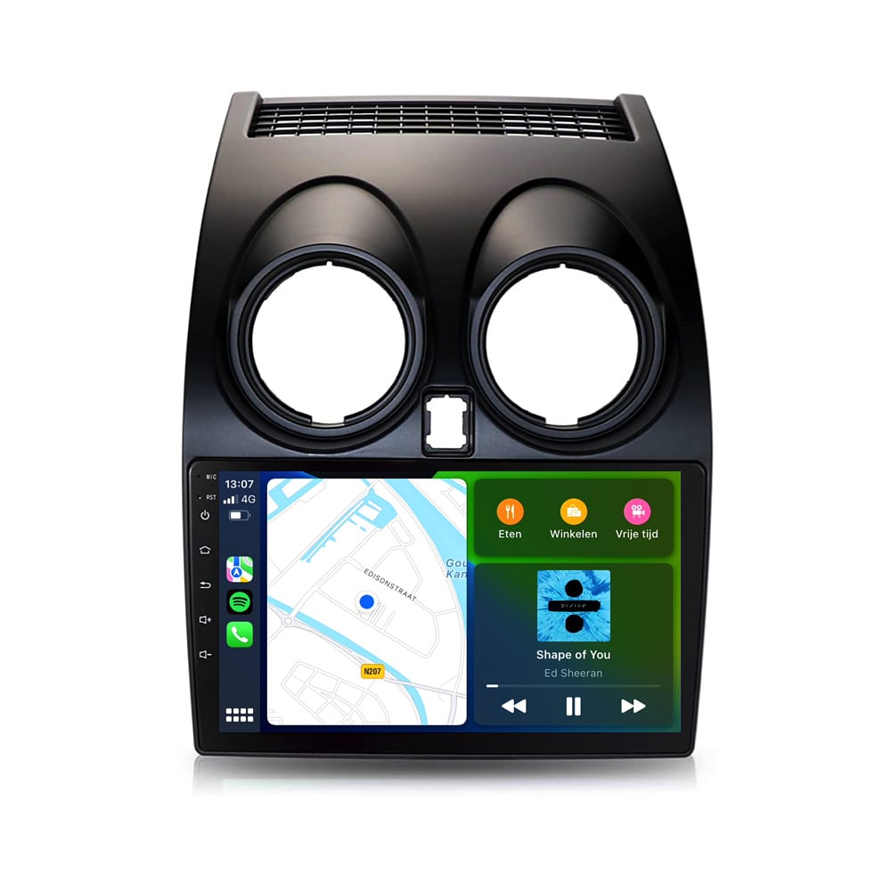 Nissan Qashqai | Android 13 | Autoradio | 2007 t/m 2013 | Carplay & Android Auto-6