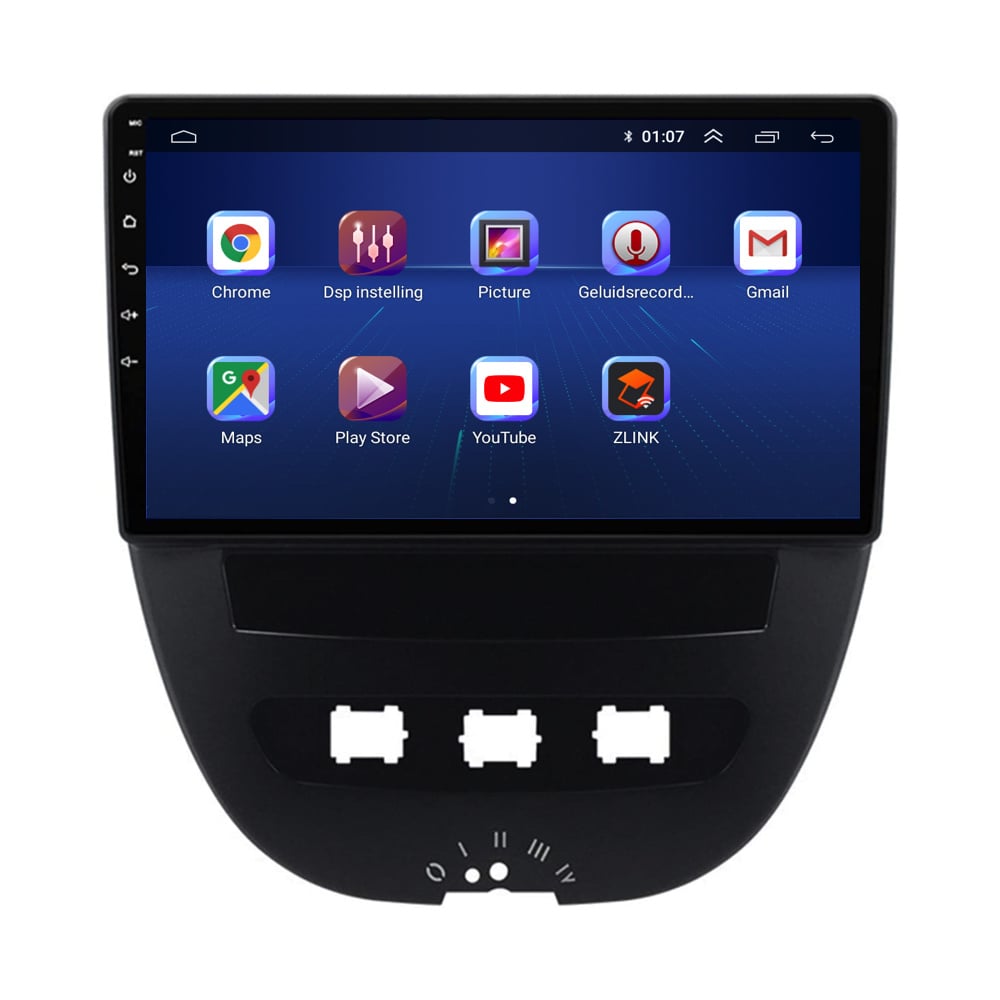 Peugeot 107 CarPlay & Android Auto autoradio | 2004 t/m 2015 | Android 15 | Davilon-5