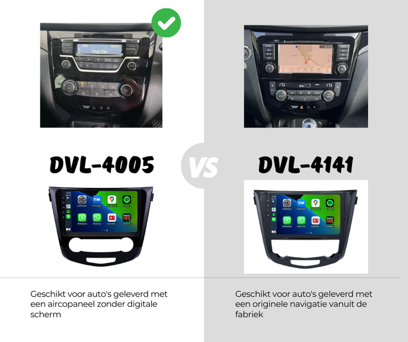 Nissan X-Trail / Qashqai CarPlay & Android Auto autoradio | 2014 t/m 2021 | Android 15 | Davilon-2