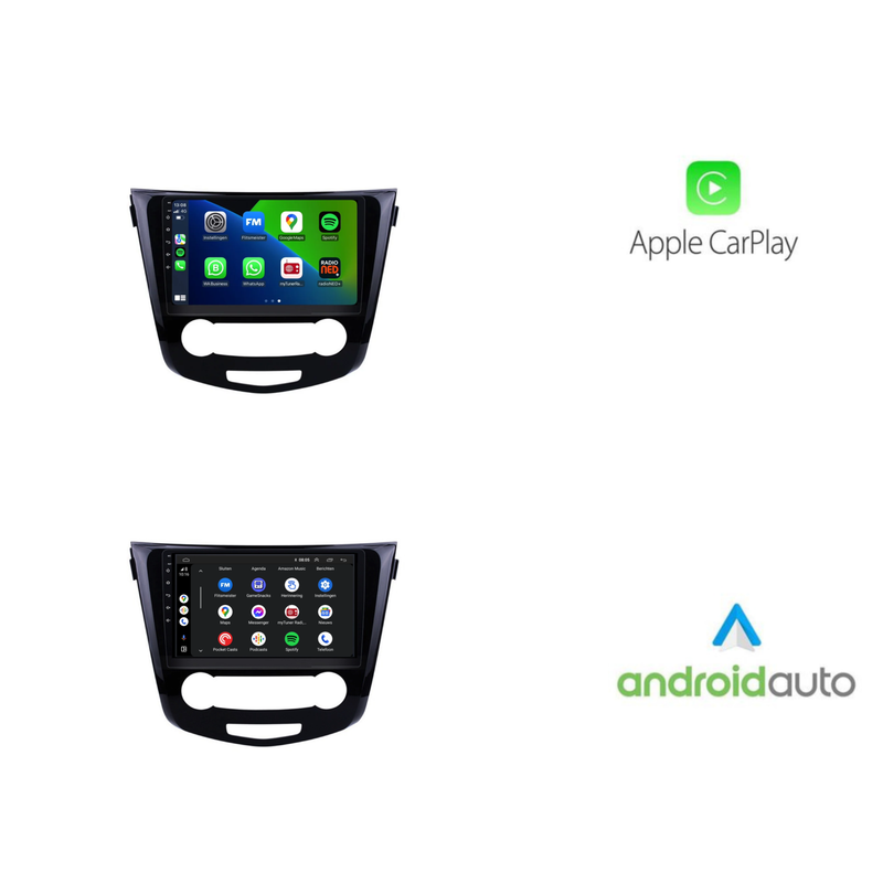 Nissan X-Trail / Qashqai CarPlay & Android Auto autoradio | 2014 t/m 2021 | Android 15 | Davilon-10