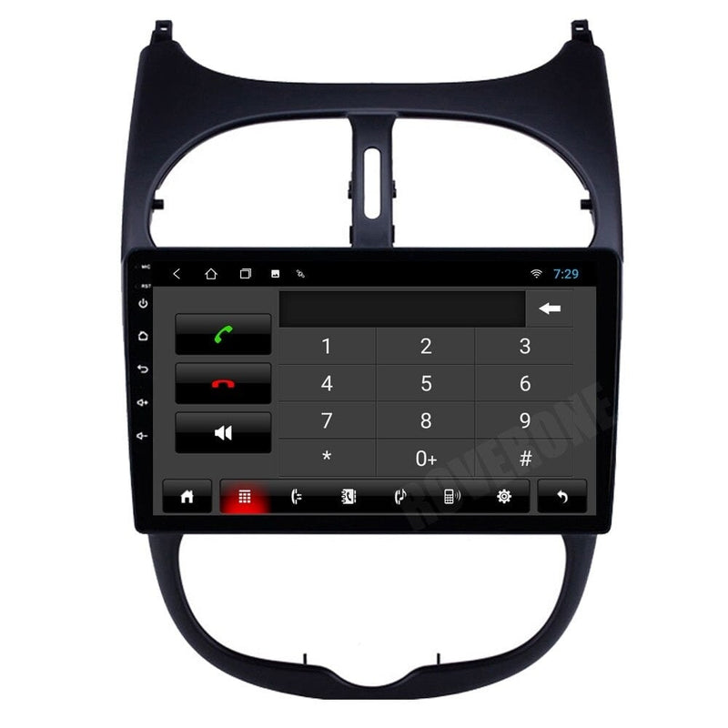 Peugeot 206 | 206 SW | 206 CC | Android 13 | Autoradio | 1998 t/m 2009 | CarPlay & Android Auto-8