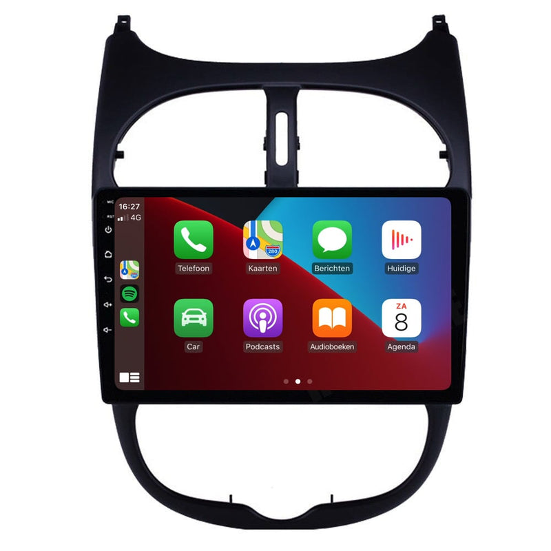 Peugeot 206 | 206 SW | 206 CC | Android 13 | Autoradio | 1998 t/m 2009 | CarPlay & Android Auto-9