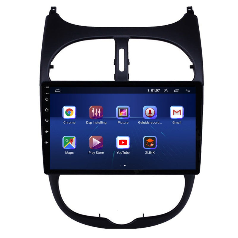Peugeot 206 | 206 SW | 206 CC | Android 13 | Autoradio | 1998 t/m 2009 | CarPlay & Android Auto-4