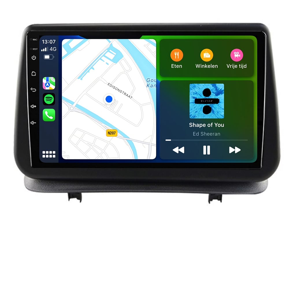 Renault Clio CarPlay & Android Auto autoradio | 2005 t/m 2012 | Android 15 | Davilon-4