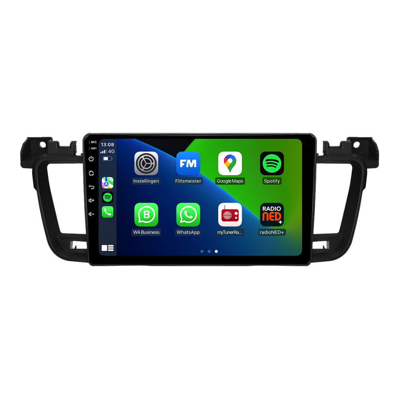 Peugeot 508 | Android 13 | Autoradio | 2011 t/m 2018 | CarPlay & Android Auto-1