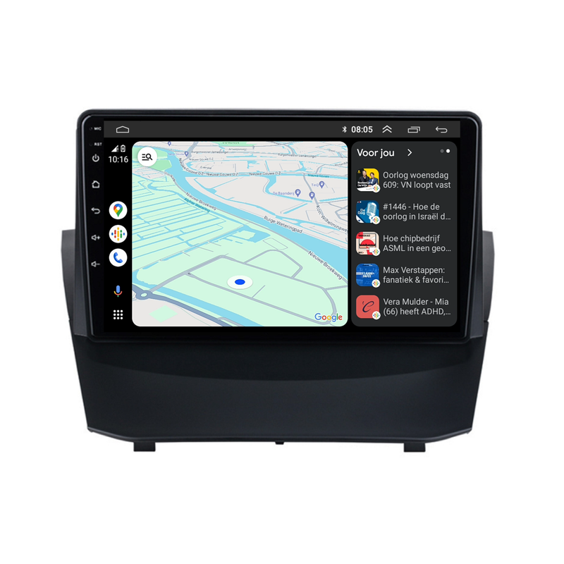 Ford Fiesta | Android 13 | Autoradio | 2013 t/m 2017 | CarPlay & Android Auto-2