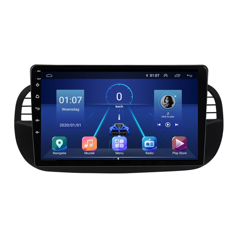 Fiat 500 CarPlay autoradio Android 13 | 2007-2015-4