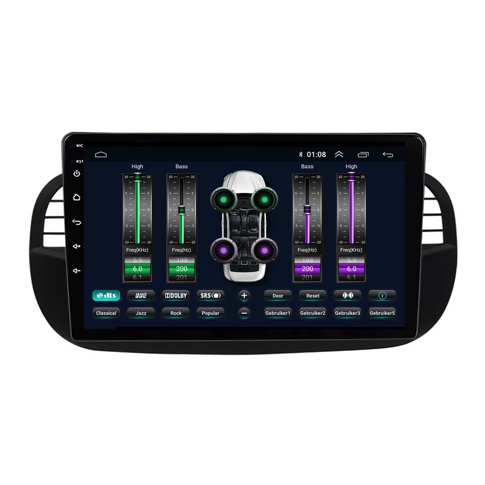 Fiat 500 CarPlay autoradio Android 13 | 2007-2015-7