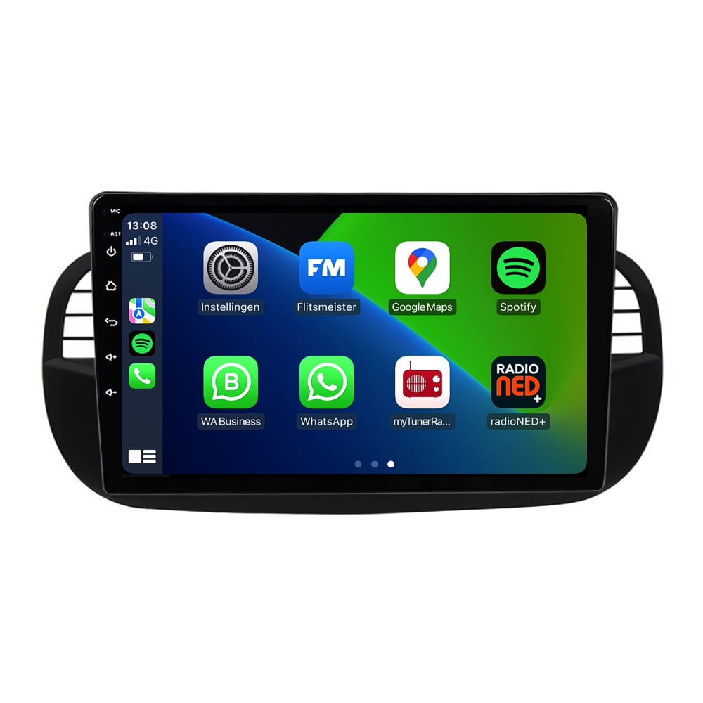 Fiat 500 CarPlay autoradio Android 13 | 2007-2015-1