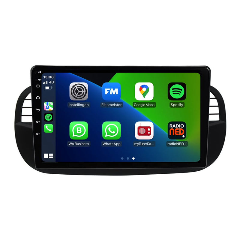 Fiat 500 CarPlay autoradio Android 13 | 2007-2015-1