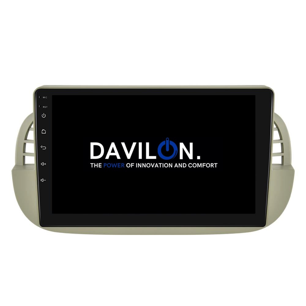 Fiat 500 | Android 13 | Autoradio | 2007 t/m 2015 | CarPlay & Android Auto | Beige-3