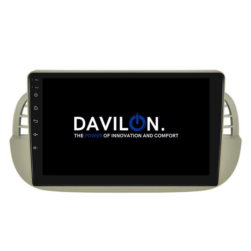 Fiat 500 | Android 13 | Autoradio | 2007 t/m 2015 | CarPlay & Android Auto | Beige-3