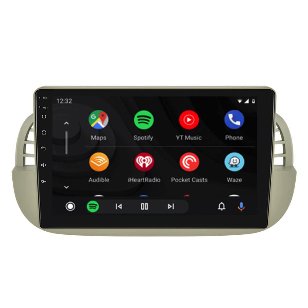 Fiat 500 | Android 13 | Autoradio | 2007 t/m 2015 | CarPlay & Android Auto | Beige-2