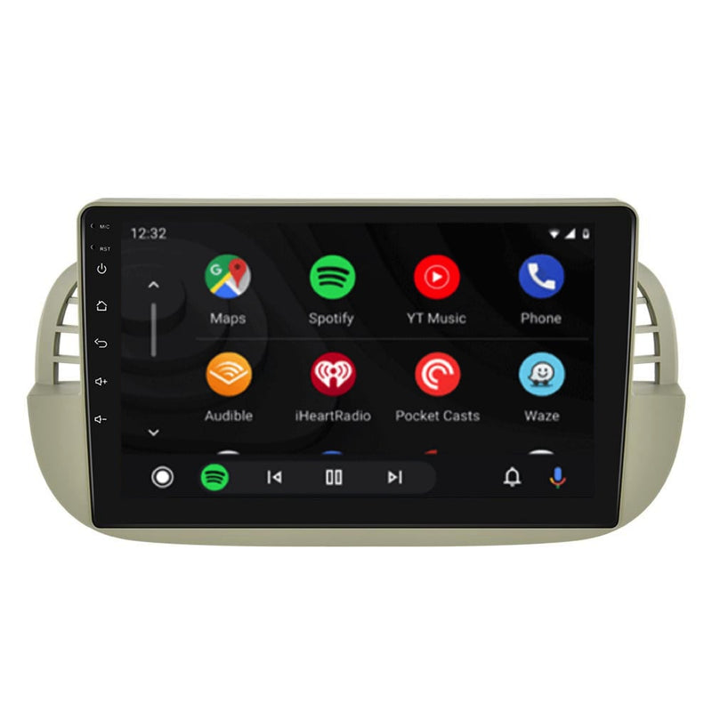 Fiat 500 | Android 13 | Autoradio | 2007 t/m 2015 | CarPlay & Android Auto | Beige-2