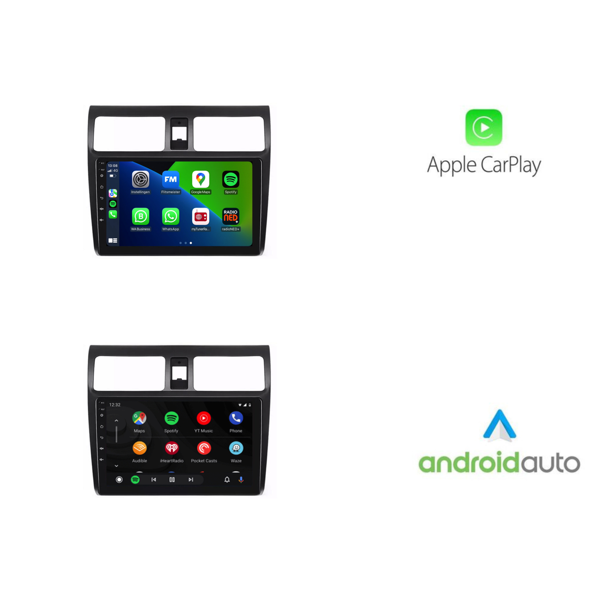 Suzuki Swift CarPlay & Android Auto Autoradio | 2004 bis 2010 | Android 13 | Davilon-10