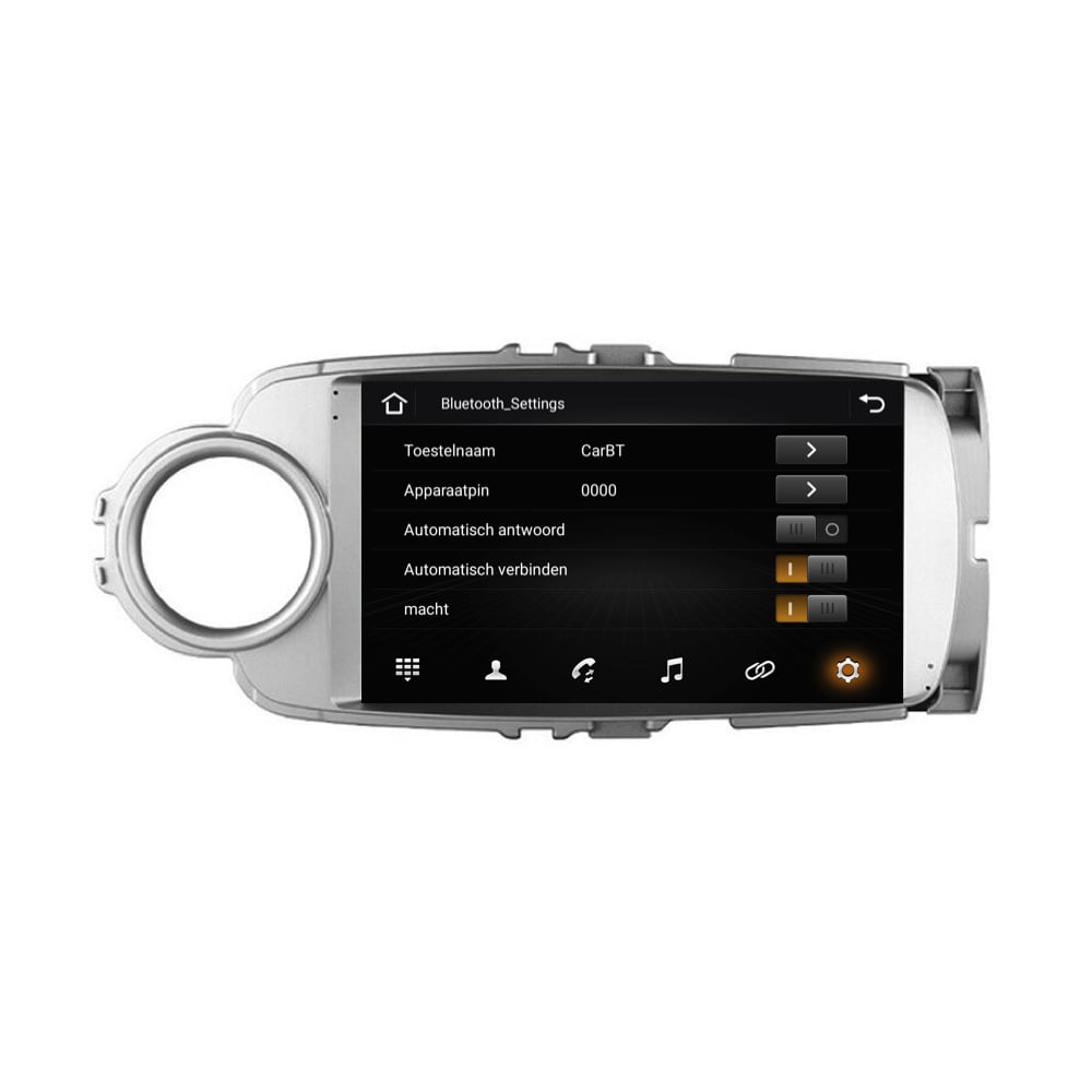 Toyota Yaris Android 13 autoradio CarPlay Android Auto 2011-2019-8
