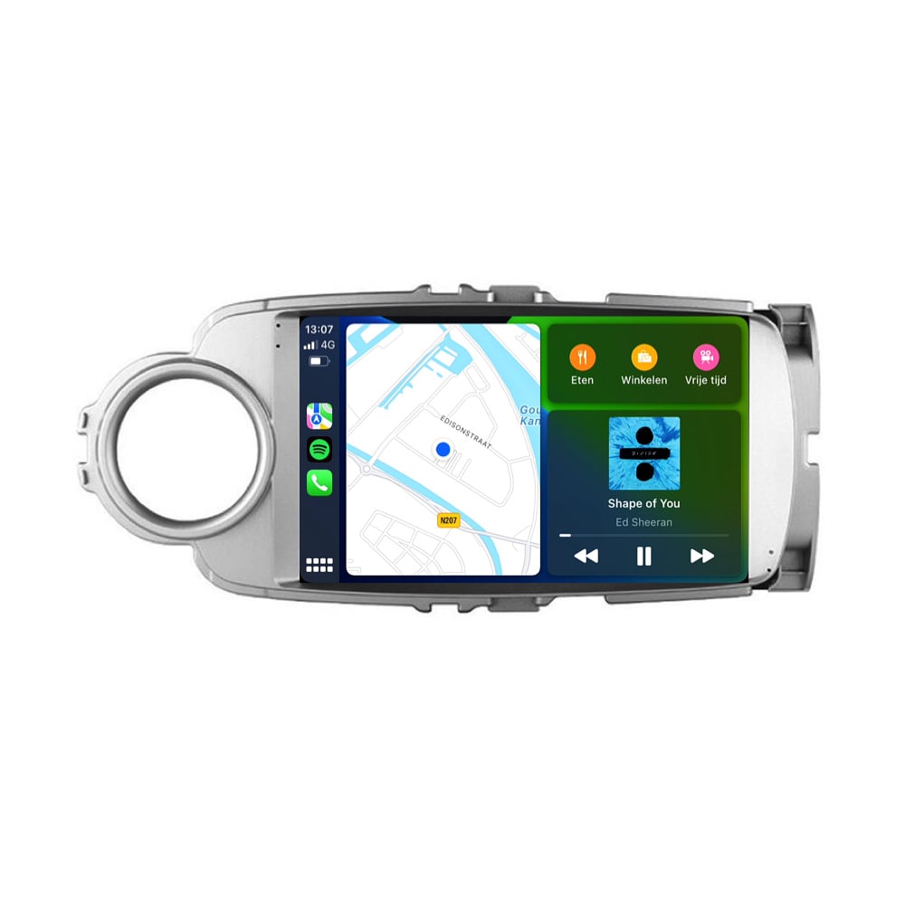Toyota Yaris Android 13 autoradio CarPlay Android Auto 2011-2019-4