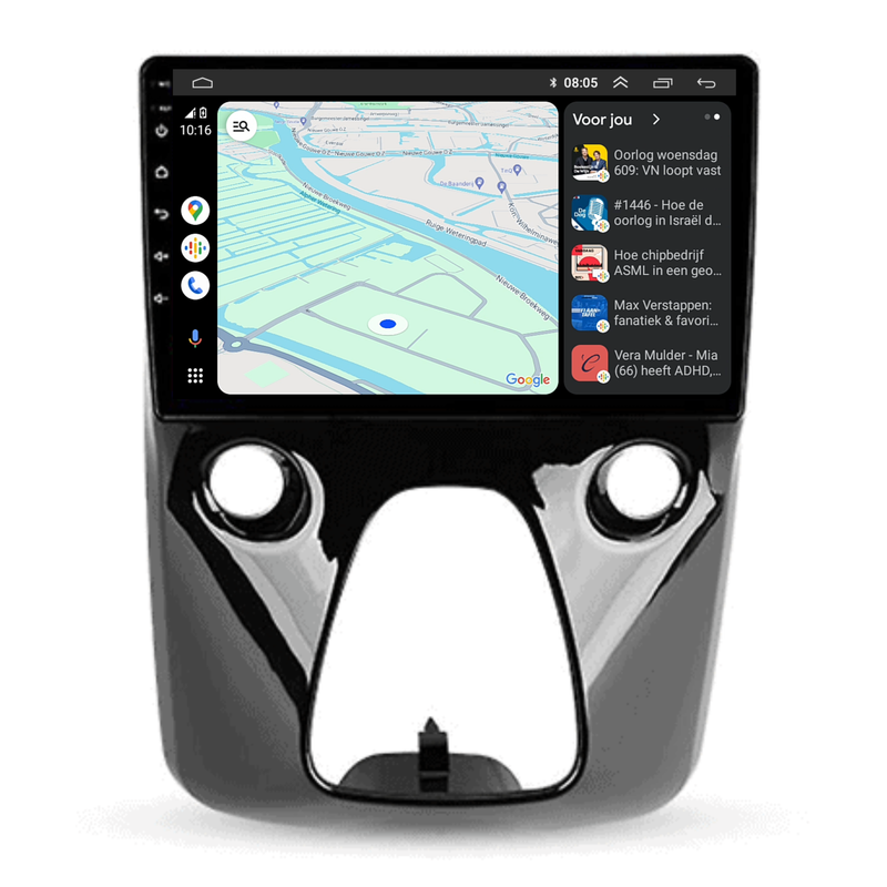 Peugeot 108 CarPlay & Android Auto autoradio | 2014 t/m 2022 | Android 15 | Davilon | 10 inch | Volledig nieuw paneel-10