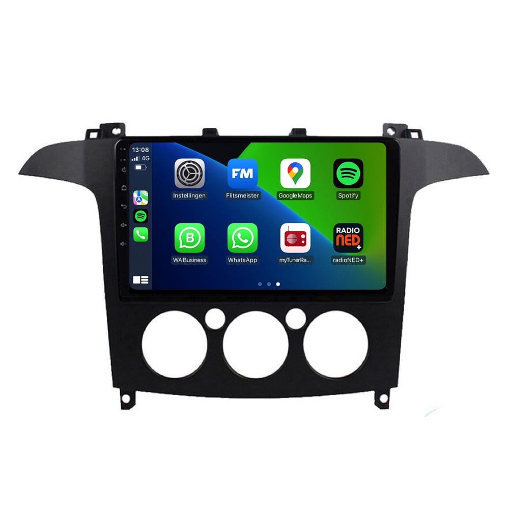Davilon Ford S-Max | Android 13 | Autoradio | 2006 t/m 2008 | CarPlay & Android Auto-1