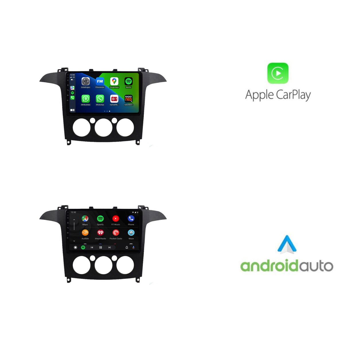Davilon Ford S-Max | Android 13 | Autoradio | 2006 t/m 2008 | CarPlay & Android Auto-10