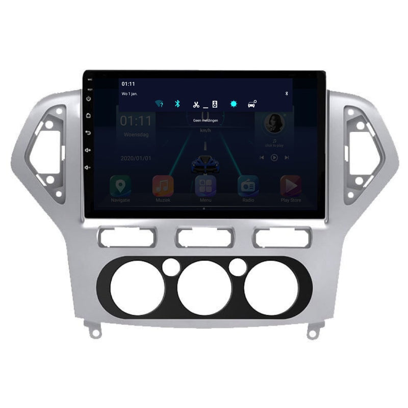 Ford Mondeo CarPlay & Android Auto autoradio | 2007 t/m 2014 | Android 15 | Davilon | 10 inch-7