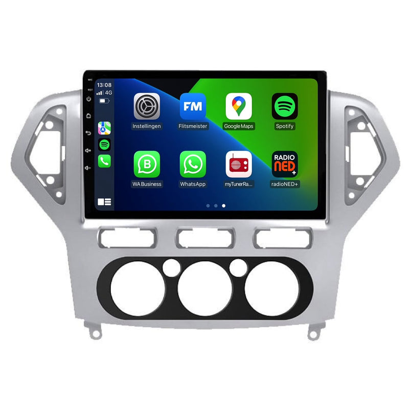 Ford Mondeo CarPlay & Android Auto autoradio | 2007 t/m 2014 | Android 15 | Davilon | 10 inch-1