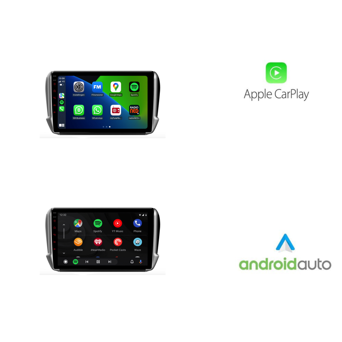 Autoradio CarPlay et Android Auto pour Peugeot 208 / 2008 | 2012 à 2019 | Android 13 | Davilon-10