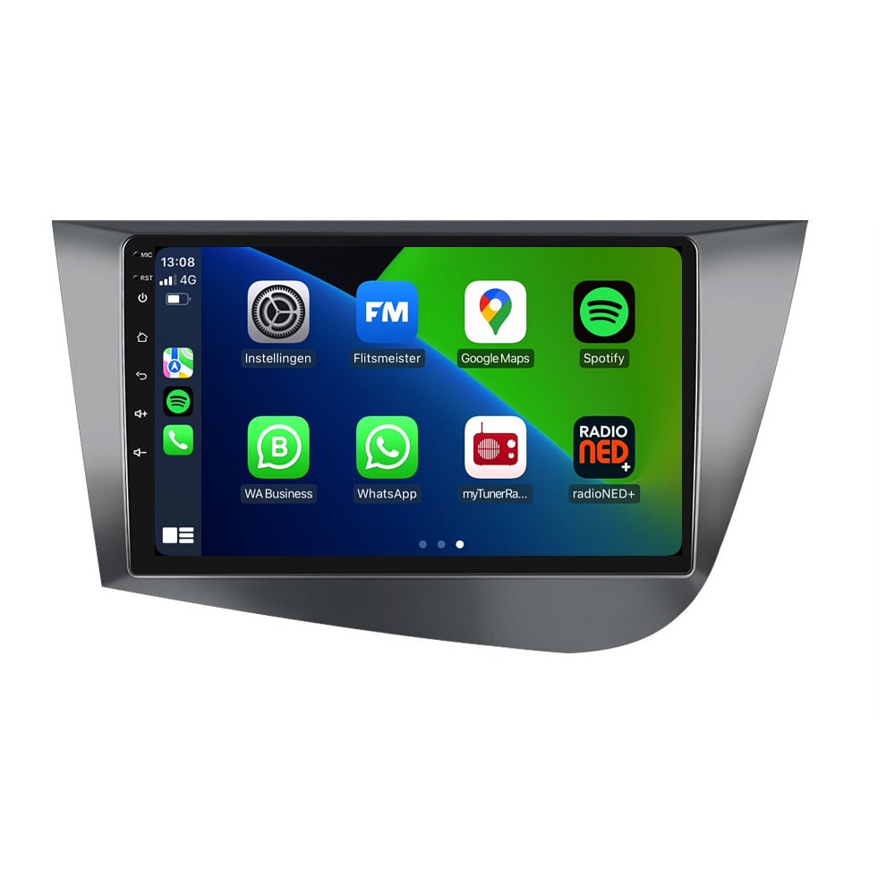 Seat Leon | Android 13 | Autoradio | 2005 t/m 2012 | Carplay & Android Auto-1