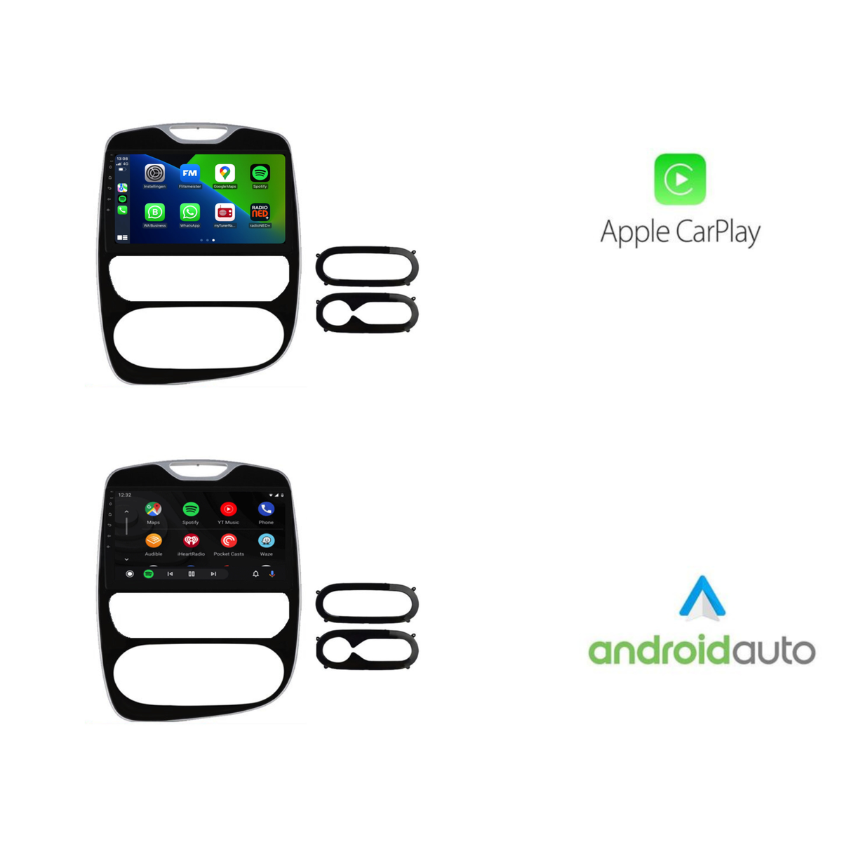 Renault Clio 4 CarPlay & Android Auto autoradio | 2016 t/m 2019 | Android 15 | Davilon-9