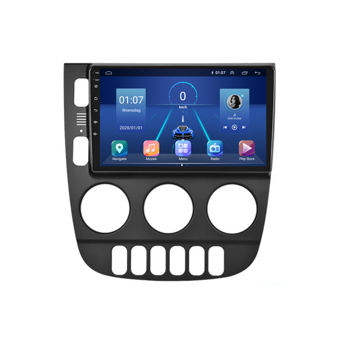 Mercedes ML W163 | Android 13 | Autoradio | 1999 t/m 2004  | Carplay & Android Auto-4