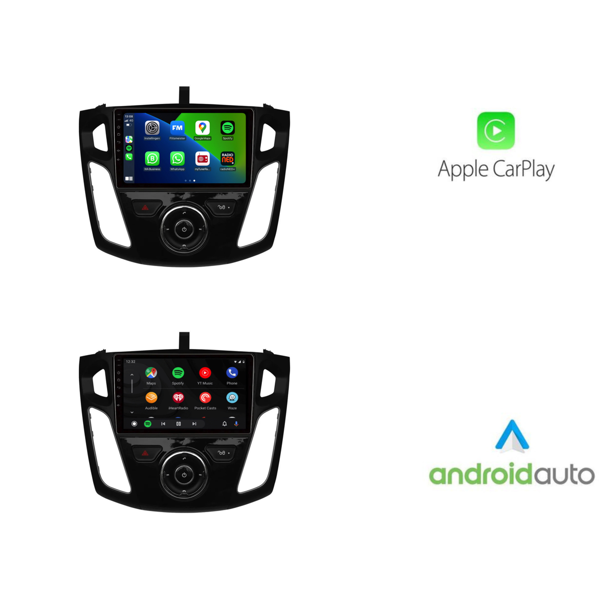 Ford Focus CarPlay & Android Auto autoradio | 2011 t/m 2017 | Android 15 | Davilon-10
