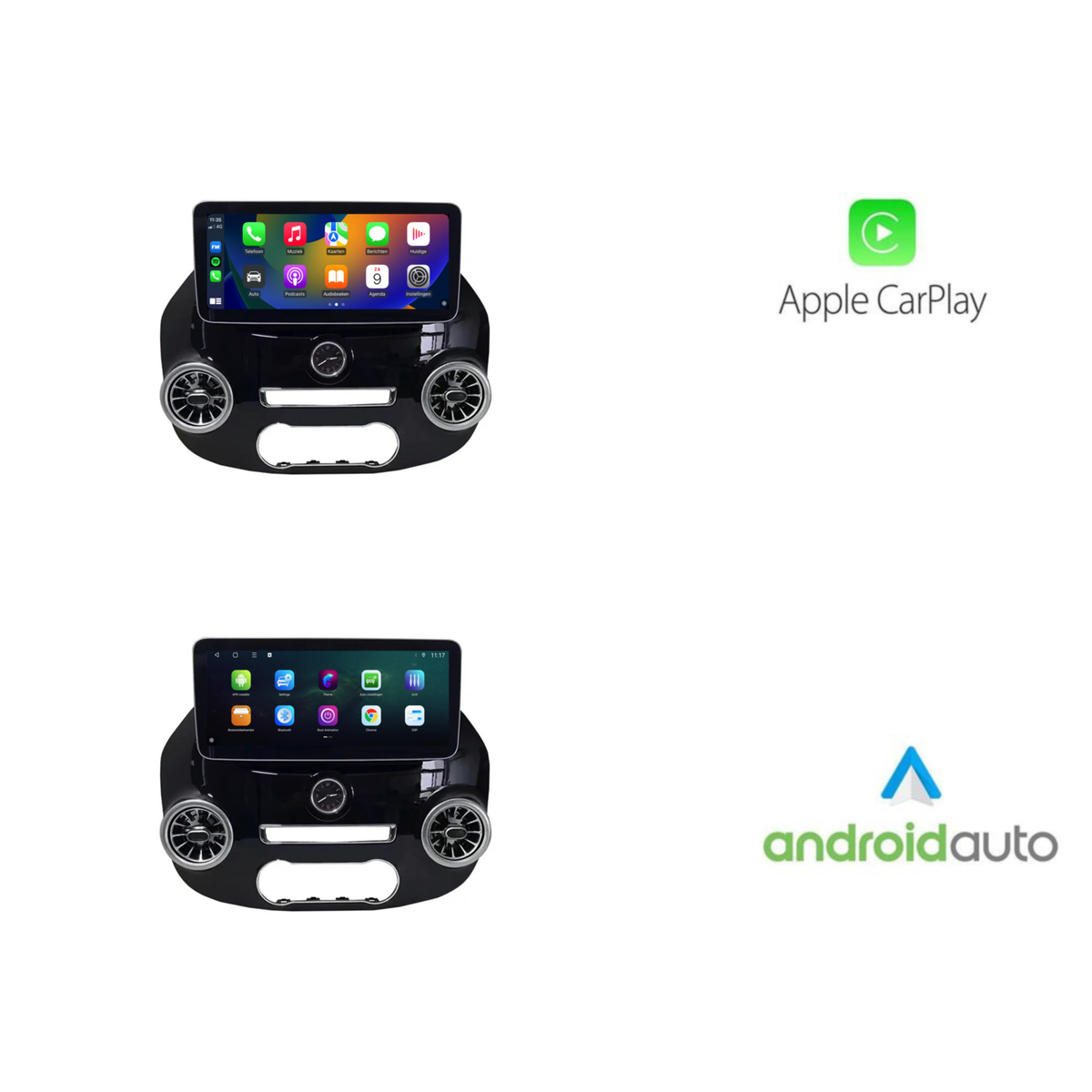 Mercedes Vito W447 CarPlay & Android Auto autoradio | 2014 t/m 2023 | Android 15 | Davilon | Groot Scherm | 8GB + 128GB-9