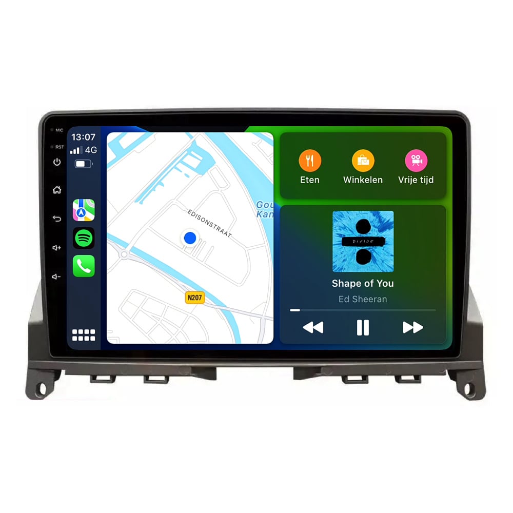 Mercedes | C-Klasse | W204 | Android 13 | Autoradio | 2007 t/m 2011 | CarPlay-4