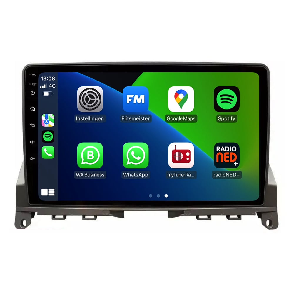 Mercedes | C-Klasse | W204 | Android 13 | Autoradio | 2007 t/m 2011 | CarPlay-1