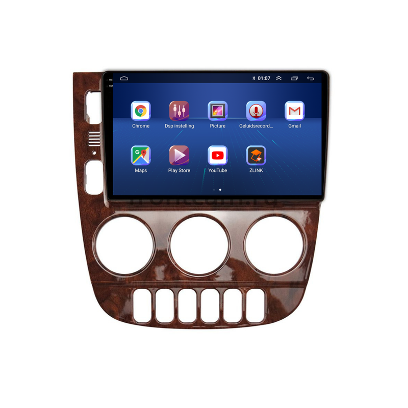 Mercedes ML W163 | Android 13 | Autoradio | 1999 t/m 2004 | Carplay & Android Auto | Hout-design-2