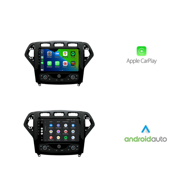 Ford Mondeo CarPlay & Android Auto autoradio | 2007 t/m 2014 | Android 15 | Davilon | Inclusief frame met airco-module-3
