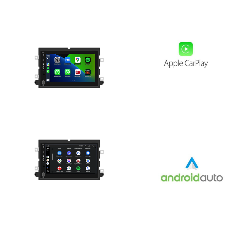 Ford Mustang / Edge / F-150 CarPlay & Android Auto autoradio | 2005 t/m 2010 | Android 15 | Davilon-8