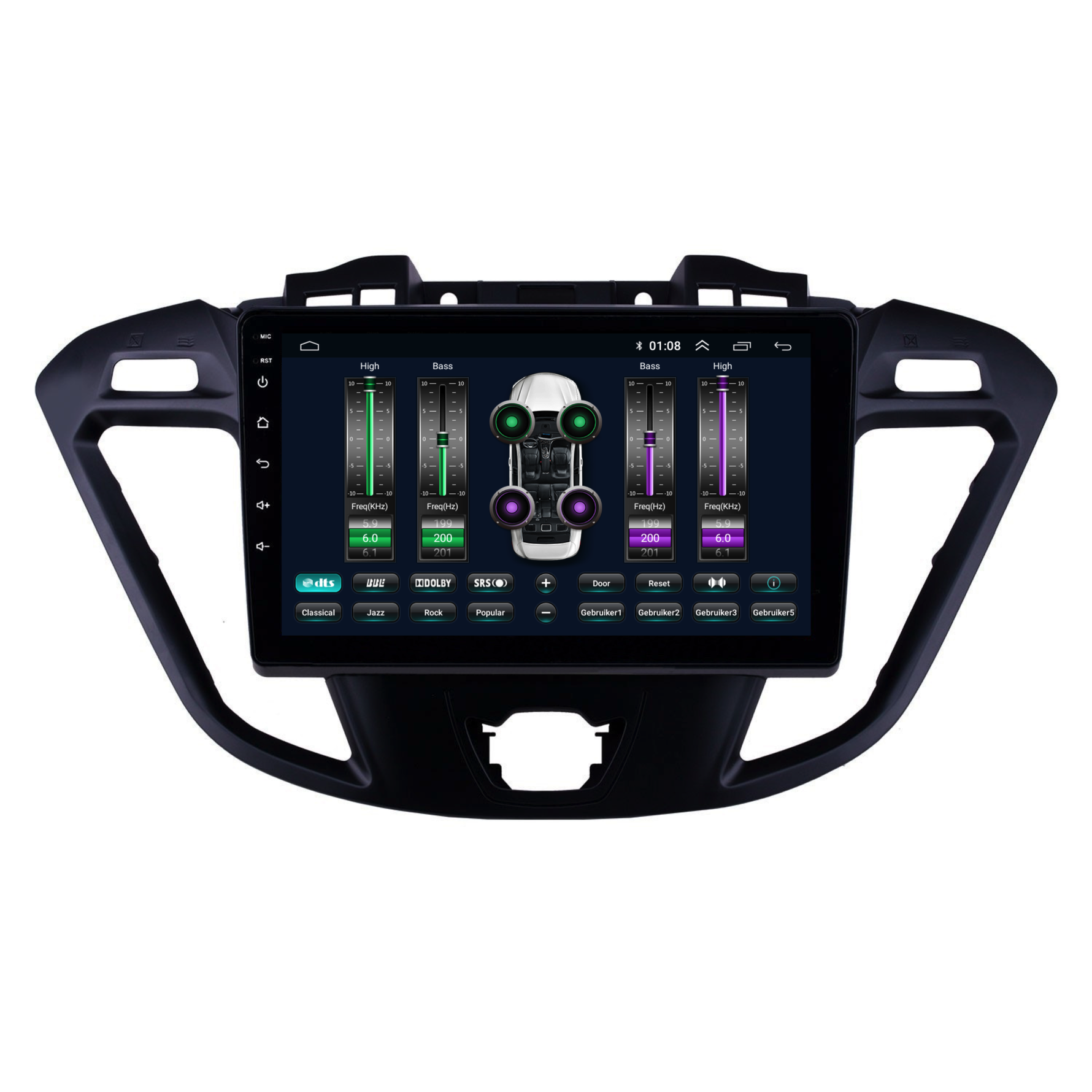 Davilon Ford Transit Custom Android Autoradio | 2013 t/m 2018 | CarPlay