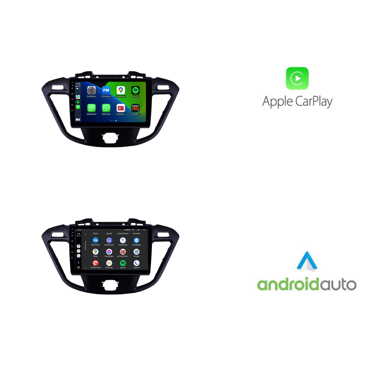 Davilon Ford Transit Custom Android Autoradio | 2013 t/m 2018 | CarPlay-9