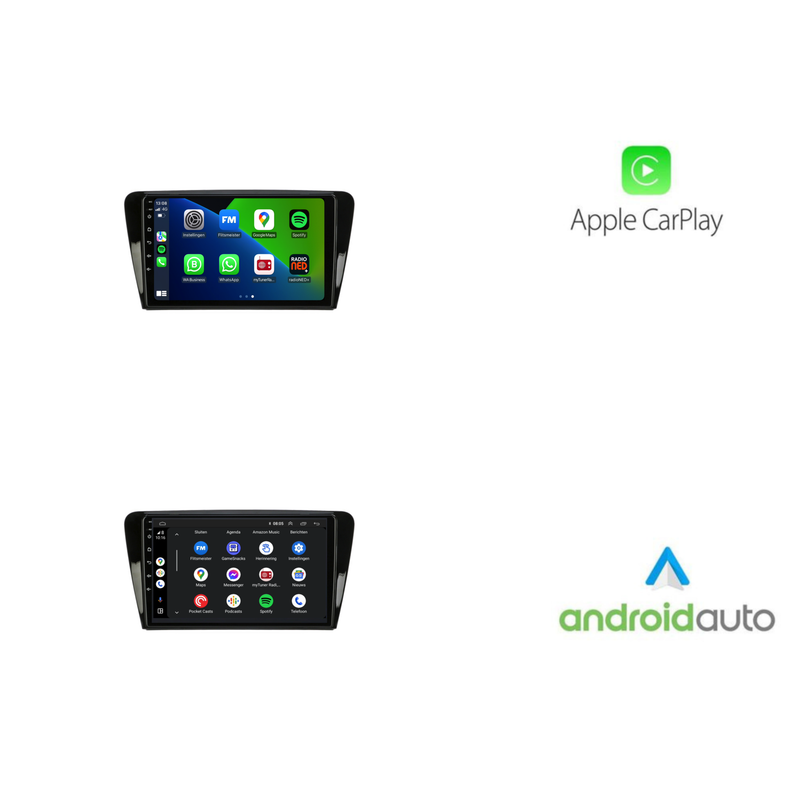 Skoda Octavia CarPlay & Android Auto autoradio | 2013 t/m 2020 | Android 15 | Davilon-9