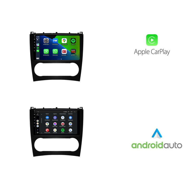 Mercedes C-Klasse CLK W203 W209 CarPlay radio 2005-2011-2