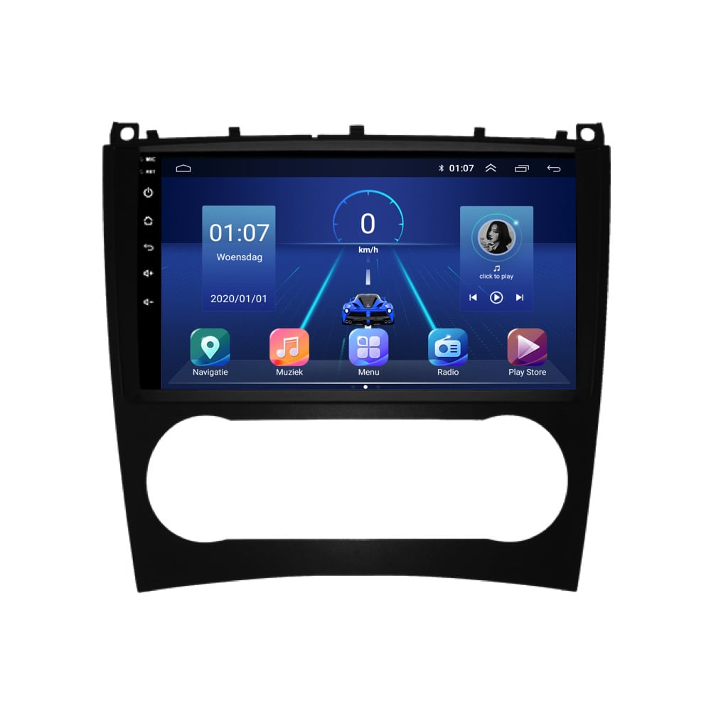 Mercedes C-Klasse CLK W203 W209 CarPlay radio 2005-2011-8