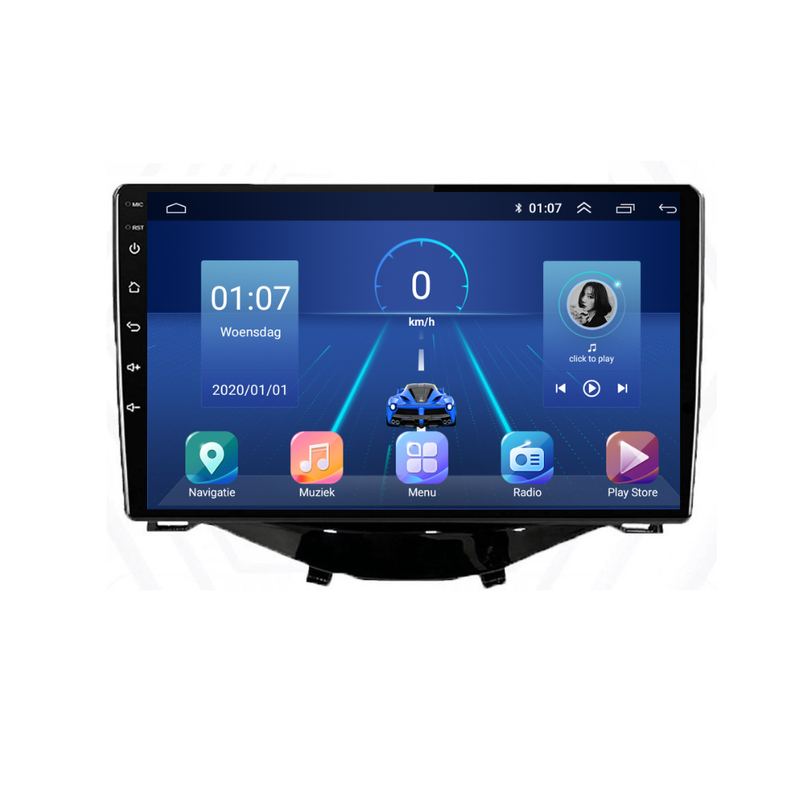Toyota Aygo CarPlay & Android Auto autoradio | 2015 t/m 2021 | Android 15 | Davilon | 9 inch | x-wave-6