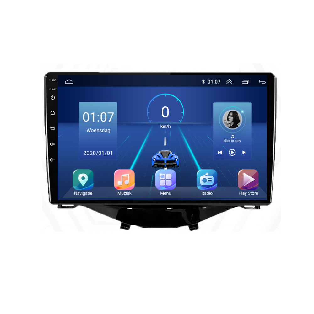 Peugeot 108 CarPlay & Android Auto autoradio | 2014 t/m 2022 | Android 15 | Davilon | 9 inch-5