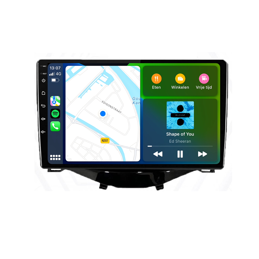 Citroën C1 CarPlay & Android Auto autoradio | 2015 t/m 2021 | Android 15 | Davilon | 9 inch-7