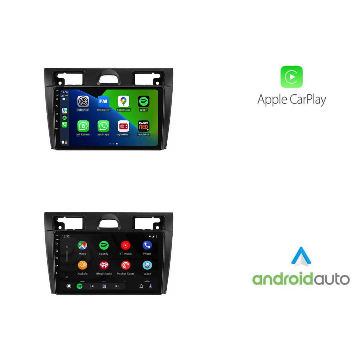 Ford Fiësta | Android 13 | Autoradio | 2006 t/m 2008 | CarPlay & Android Auto-10