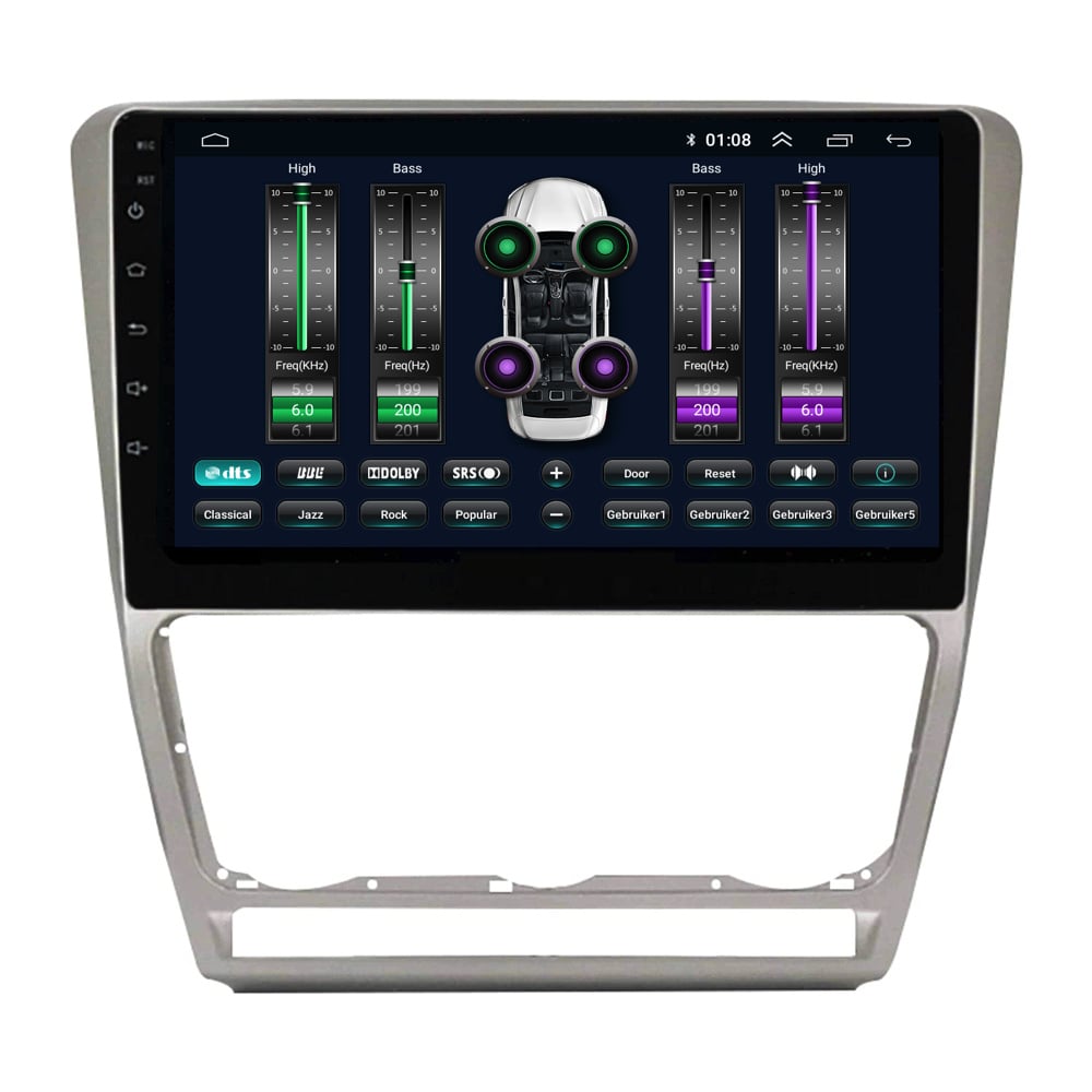 Skoda Octavia CarPlay & Android Auto autoradio | 2005 t/m 2013 | Android 15 | Davilon-7