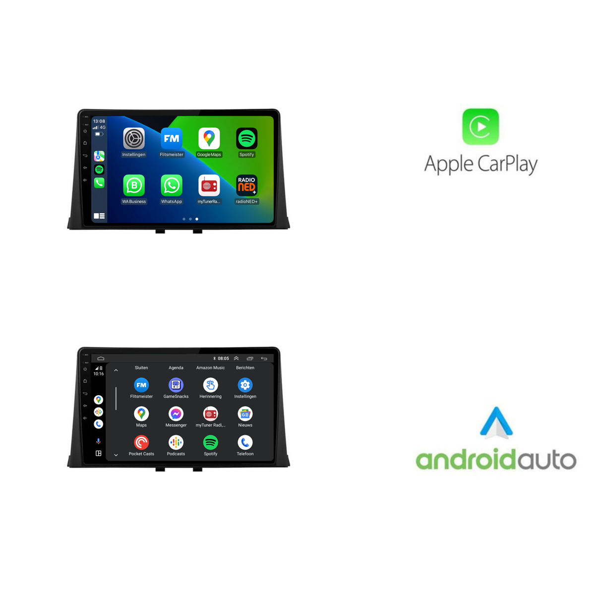 Opel Combo CarPlay & Android Auto autoradio | 2019 t/m 2023 | Android 15 | Davilon-10